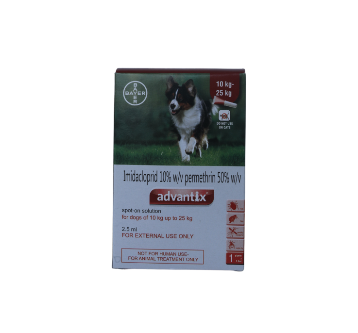 ADVANTIX 250 (10-25KG) 2.5ML front 