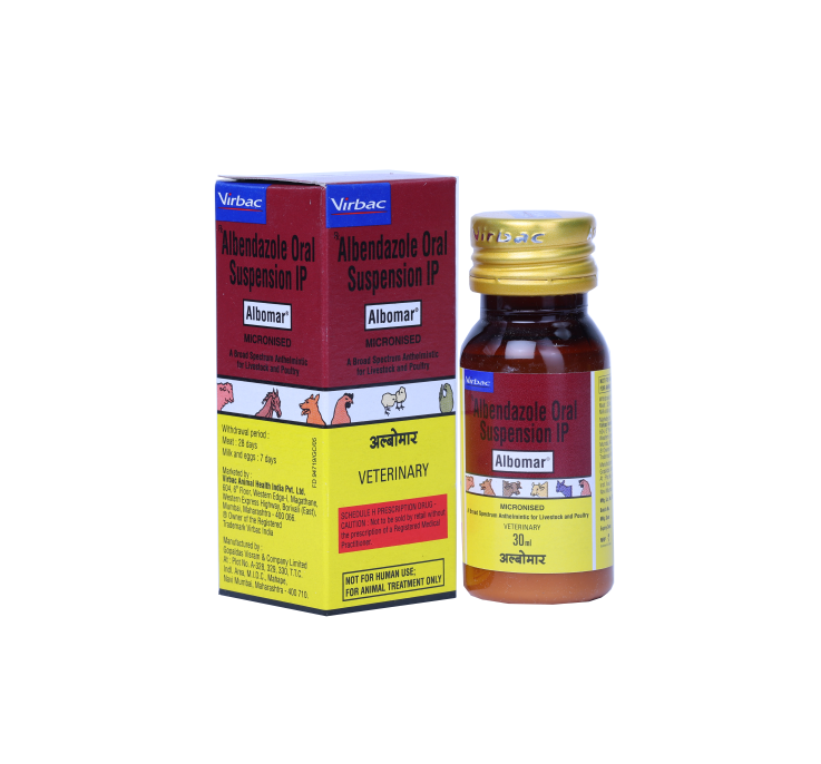 ALBOMAR SUSPENSION PROTECTION FROM WORMS FOR CATTLE 30ML