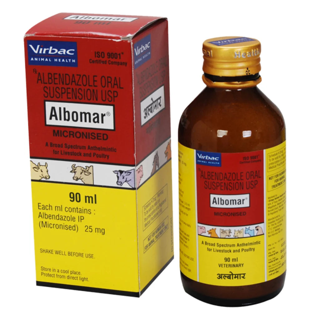 ALBOMAR SUSPENSION PROTECTION FROM WORMS FOR CATTLE 90ML