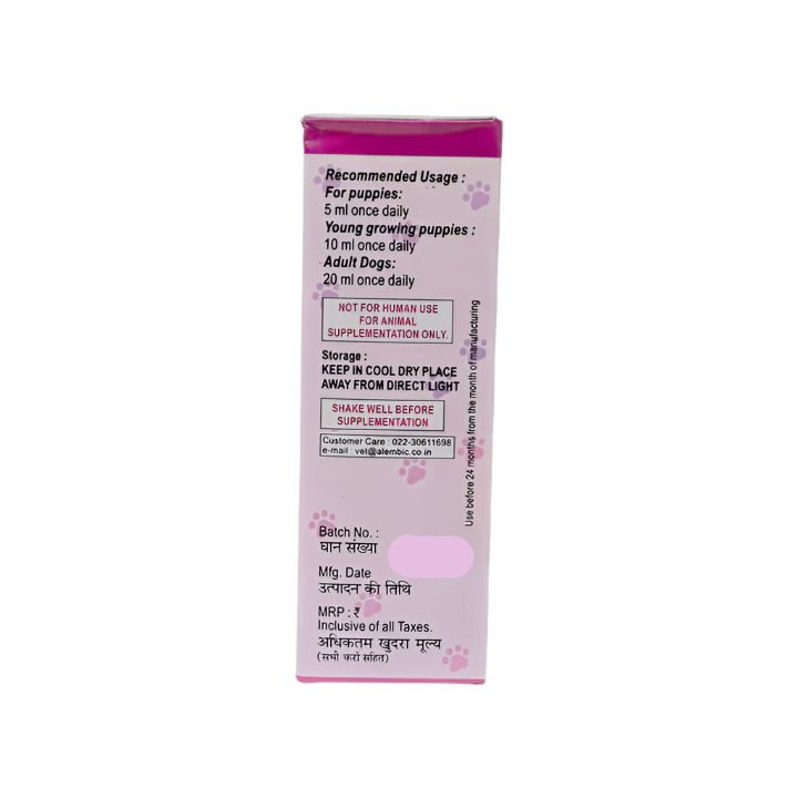 ASCAL PET SUPPLEMENT FOR CATS AND DOGS 300 ML SIDE