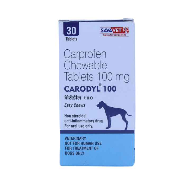 CARODYL ANTI INFLAMATORY FOR DOGS 100MG 30TABS