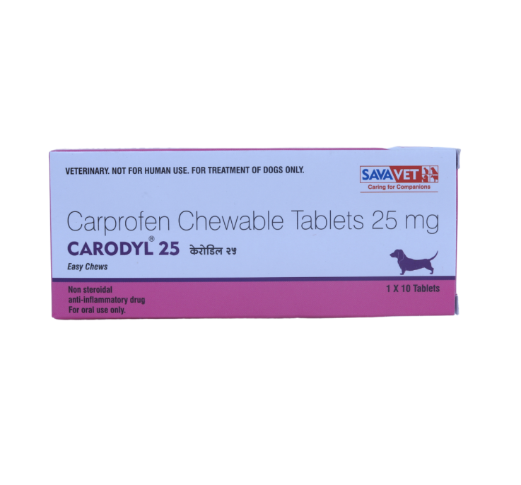 CARODYL ANTI INFLAMATORY FOR DOGS 25MG 10TABS