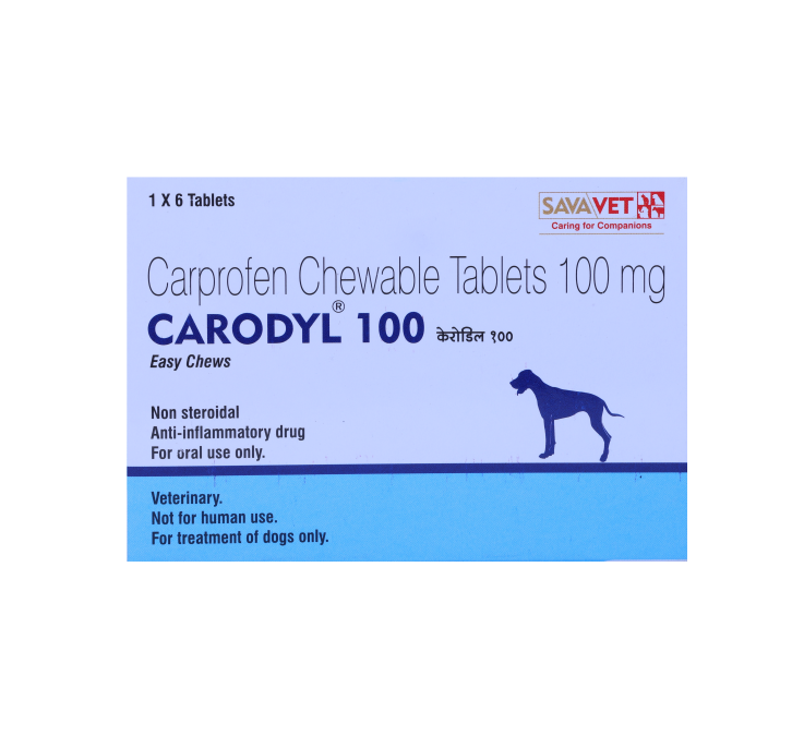 CARODYL ANTI INFLAMATORY FOR DOGS 6TAB 100MG