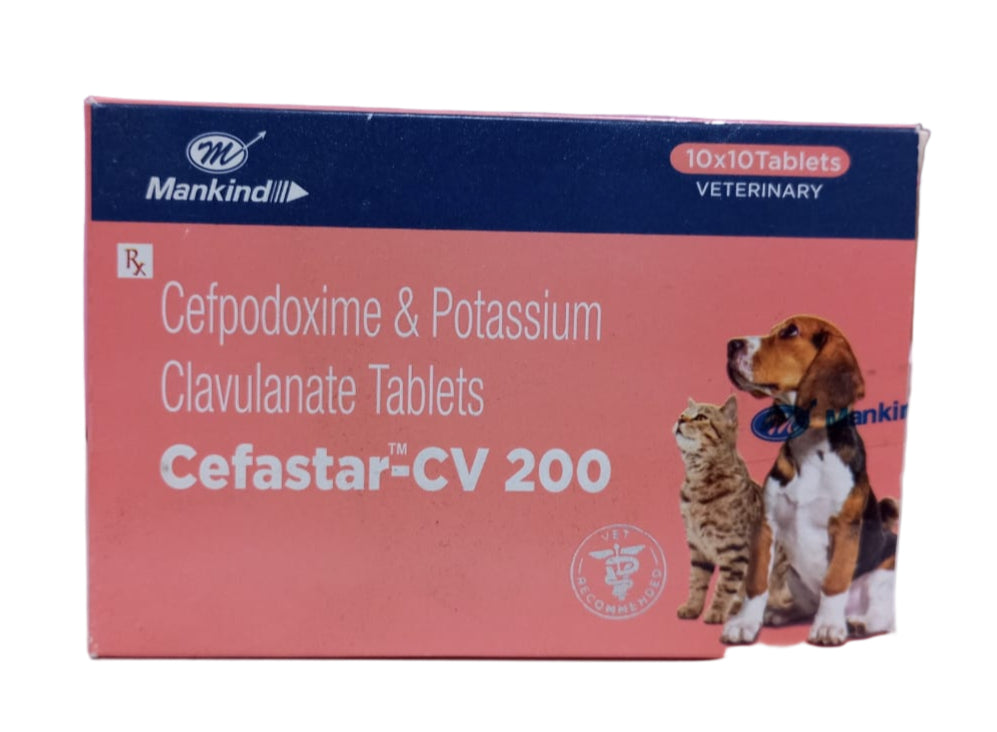 CEFASTAR-CV FOR PETS 200MG FRONT 