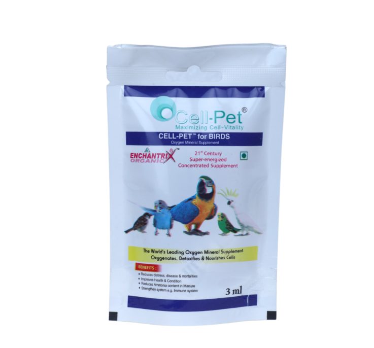 CELL-PET FOR BIRDS 3ML front 