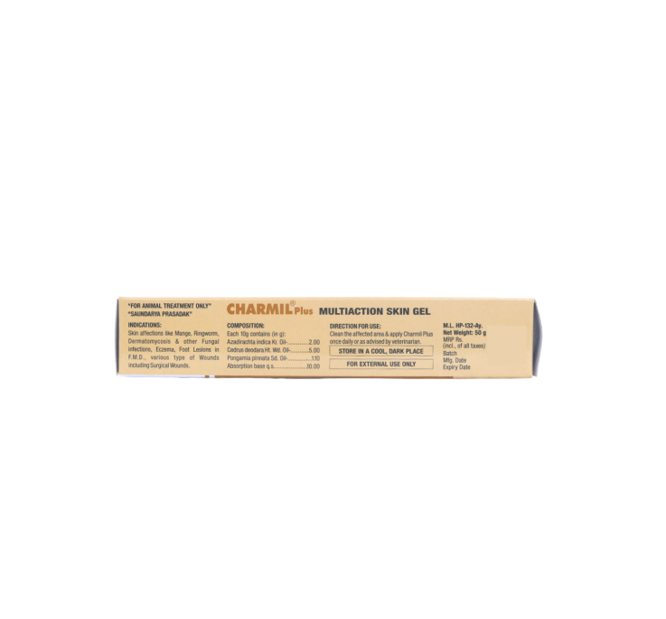 CHARMIL PLUS 50GM BACK