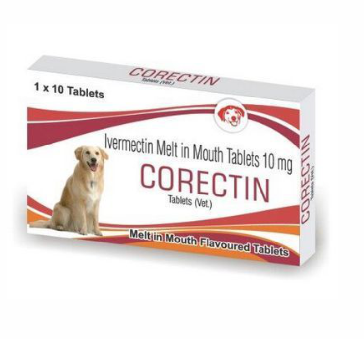 CORECTIN 10 TAB front 