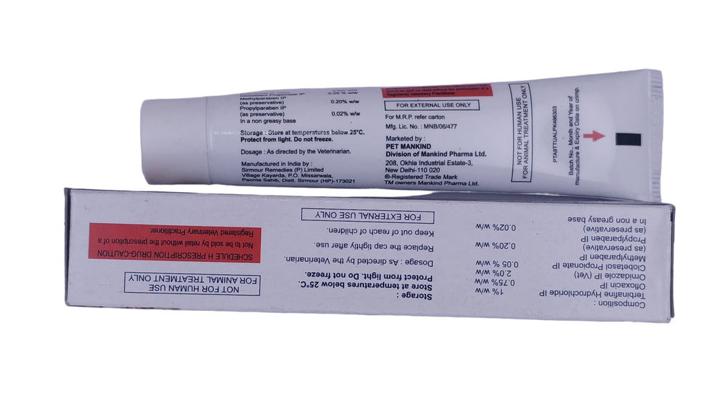 CURABLESS ANTI-FUNGAL CREAM FOR PETS 15GM BACK