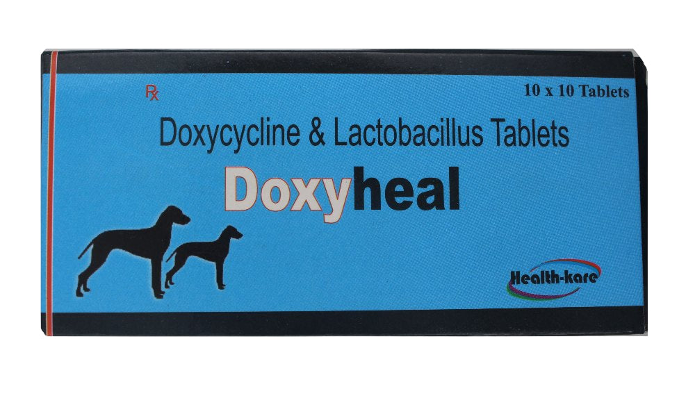DOXYHEAL DOXYCYCLINE & LACTOBACILLUS FOR CATS AND DOGS TABLETS 100MG