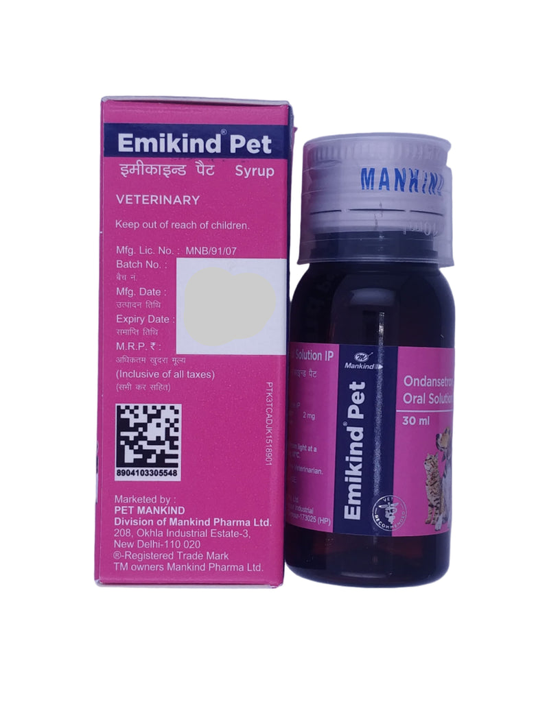 EMIKIND SYRUP FOR PETS 30ML SIDE