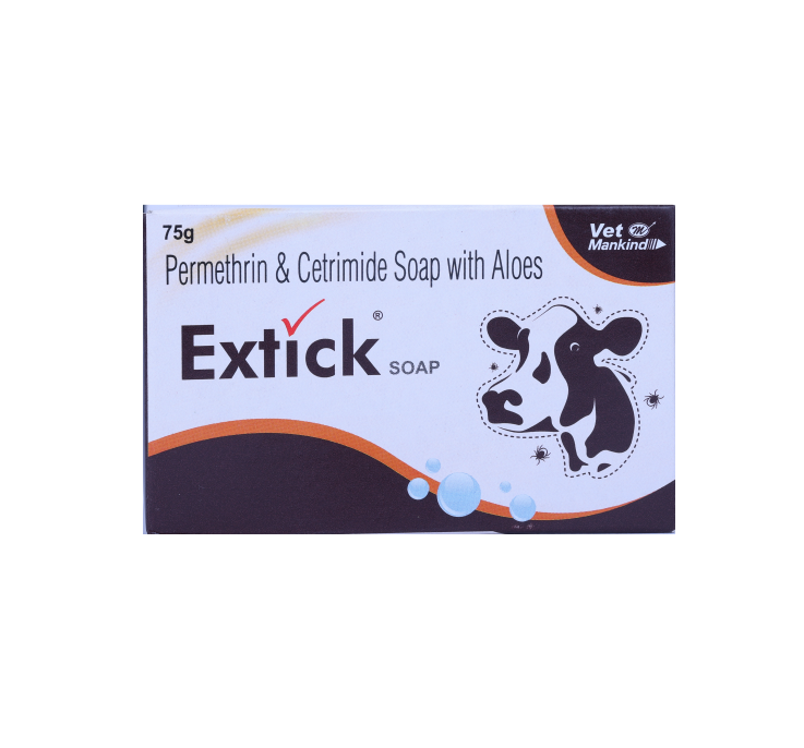EXTICK SOAP FOR DOGS 75GM front 