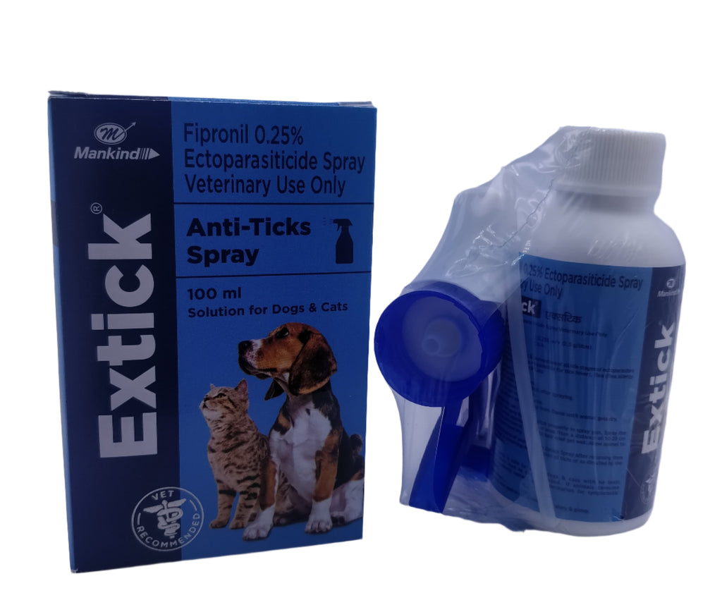 EXTICK SPRAY FOR CATS AND DOGS 100ML