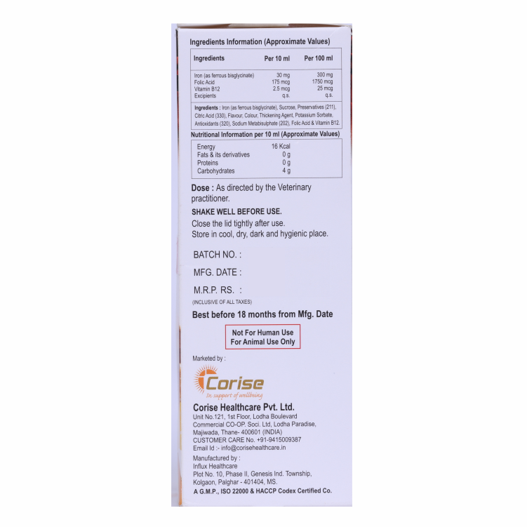 FECOFOL 200ML back