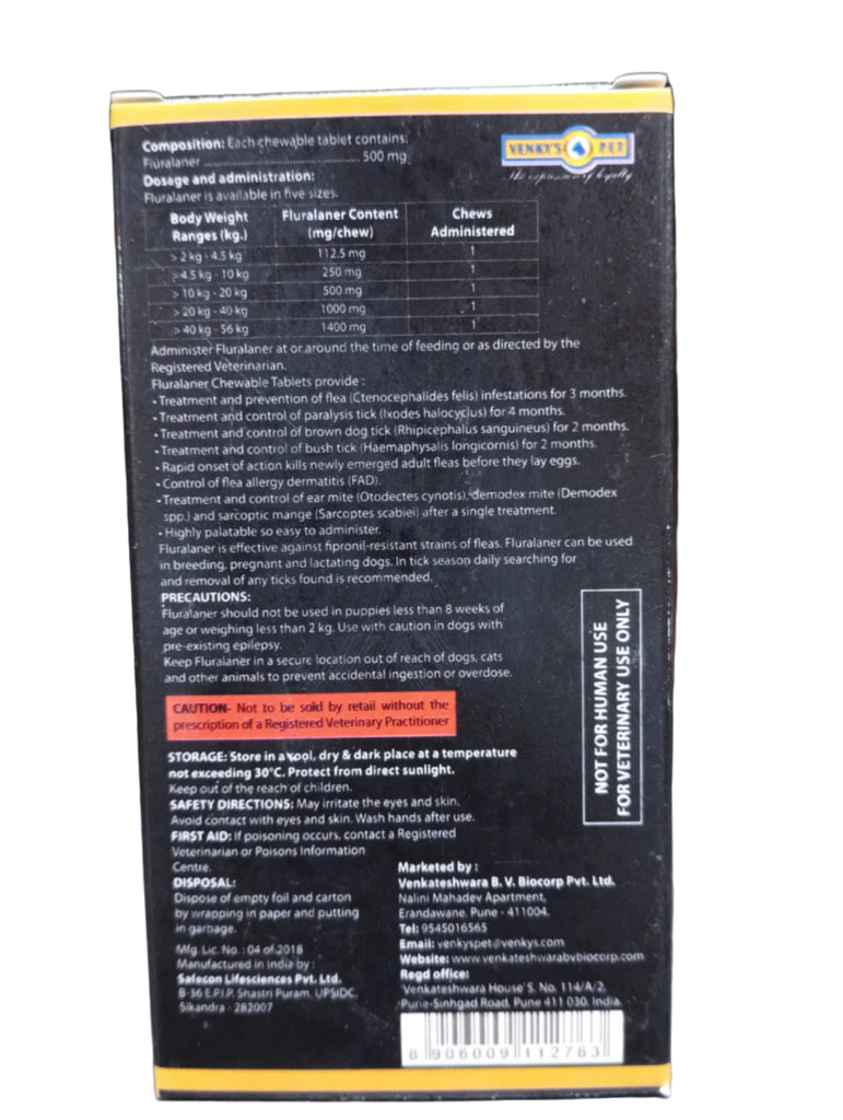 FREEDOM FL-GUARD 500MG (10-20K) back