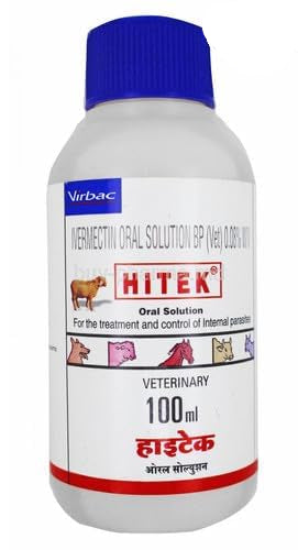 HITEK ORAL SOLUTION IVERMECTIN FOR DEWORMING SHEEP, GOAT AND CATTLE 100ML