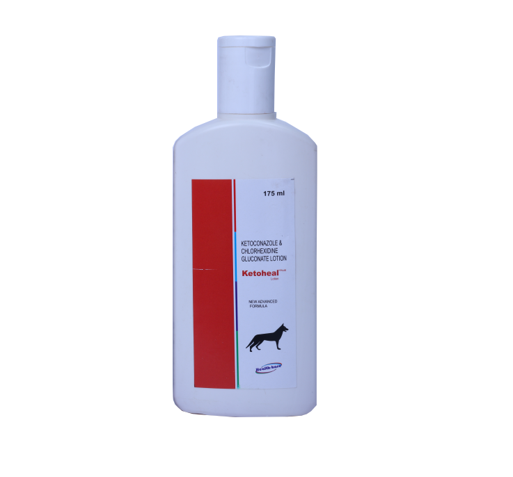 KETOHEAL PLUS PET SHAMPOO 175ML bottle front 