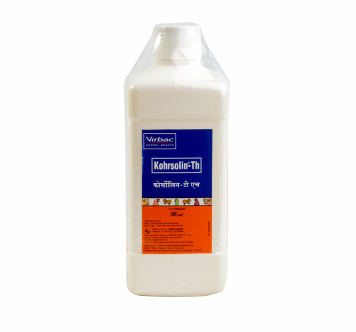 KOHRSOLIN TH LIQUID MICROBICIDAL DISINFECTANT FOR POULTRY & LIVESTOCK 500ML