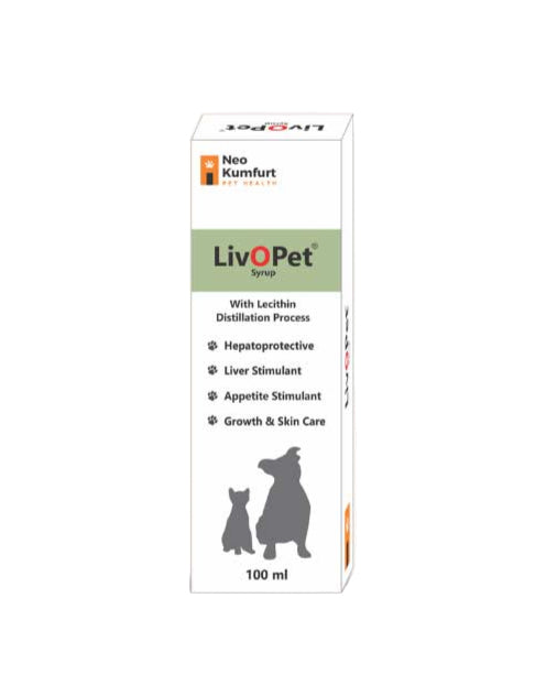 LIVOPET LIVER TONIC & APPETITE STIMULANT SYRUP FOR CATS & CATS 100 ML
