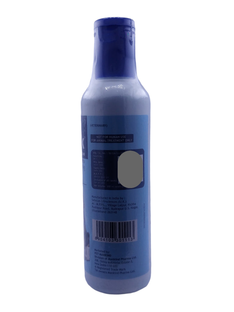 MANKIND EXTICK ANTI- TICK & FLEA SHAMPOO FOR DOGS AND CATS 200 ML BACK