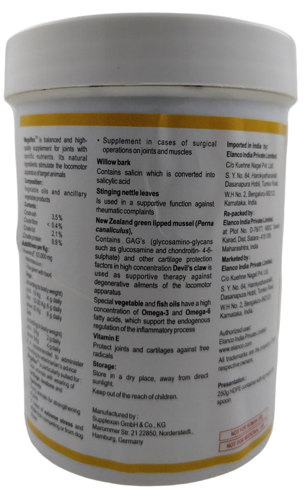 MEGAFLEX 250GM back