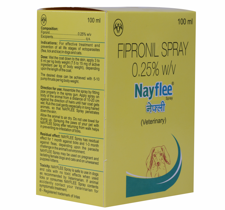 NAYFLEE SPRAY 100ML side front
