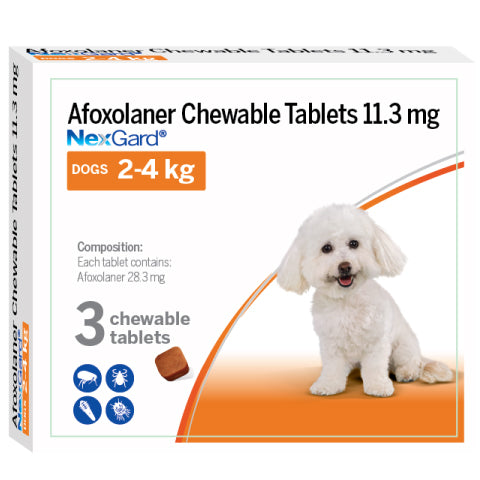 NEXGARD DOG S 2-4 KG