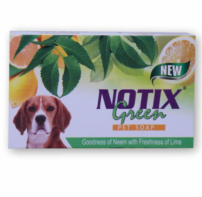 NOTIX GREEN SOAP FOR CATS & DOGS 75G FRONT 