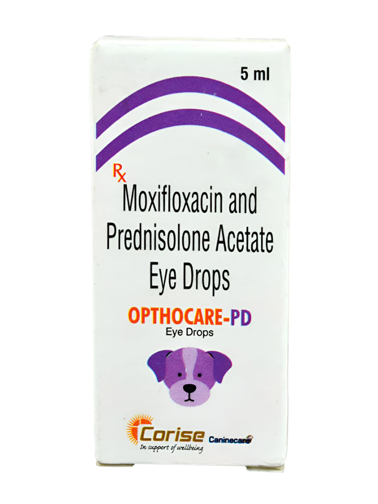 OPTHOCARE PD EYE DROPS 5ML FRONT 