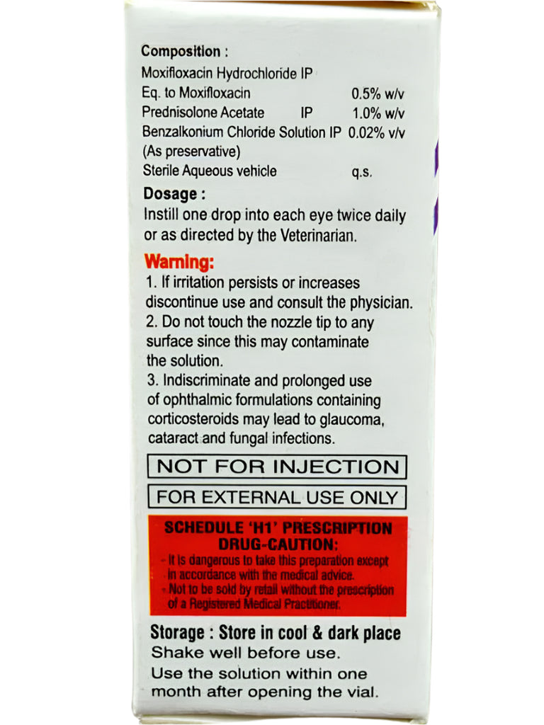 OPTHOCARE PD EYE DROPS 5ML SIDE