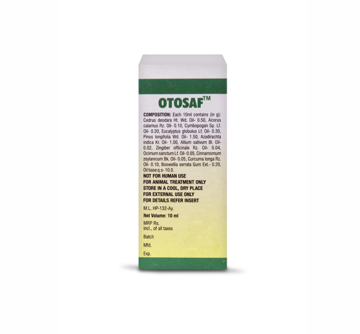 OTOSAF 10ML back