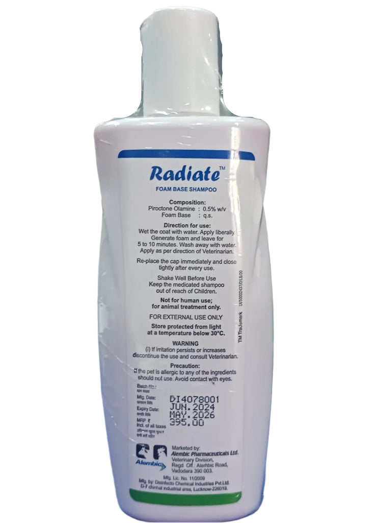 RADIATE SHAMPOO 200 ML BACK