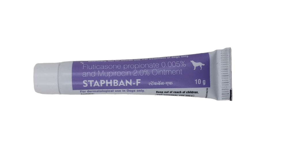 STAPHBAN-F ANTIBACTERIAL OINTMENT FOR DOGS 10GM