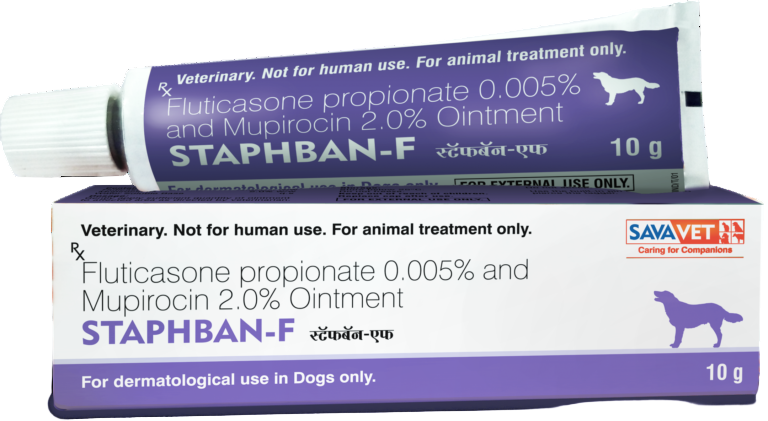 STAPHBAN-F ANTIBACTERIAL OINTMENT FOR DOGS 10GM